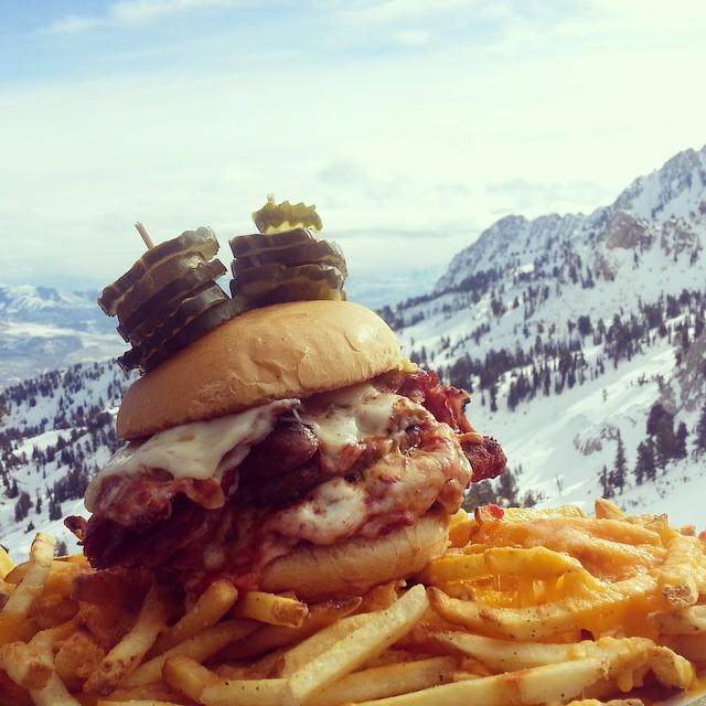 SnowbasinResort's tweet photo. Something BIG is coming... #sbdining #triplediamondburger http://t.co/CKWnlLF1S7 http://t.co/eVUhpgtWbc