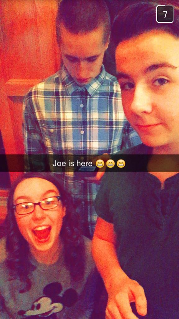 HannaFLOOrDIt's tweet photo. Reasons Jaord is my fave 
(This was like 4 days ago) 
#JoesHere http://t.co/oajhnIDi9n