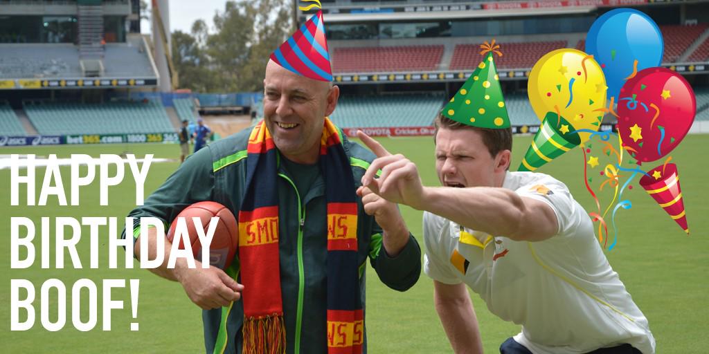 Happy birthday to Crows ambassador and Aussie cricket coach  