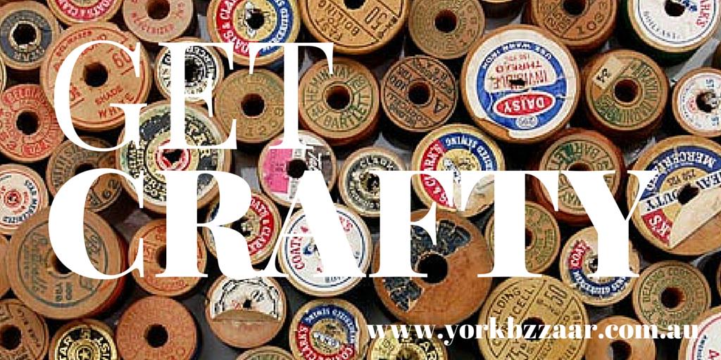 Unleash your inner #craft. Get crafty at the #YorkBzzaar Sept 2015 #artandcraftfair #YorkWA
