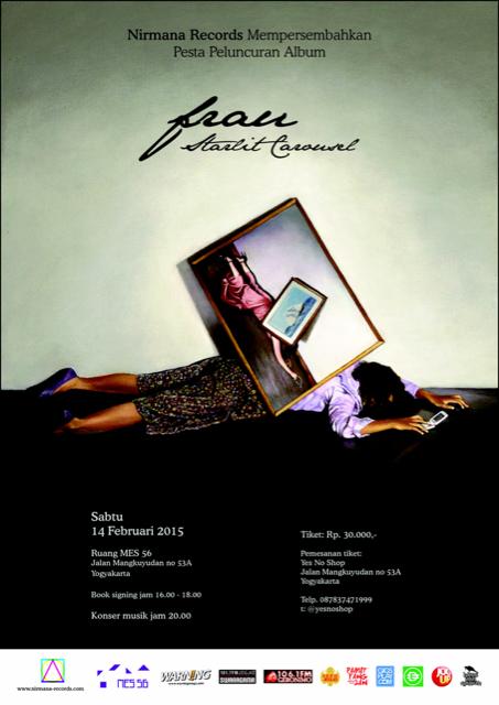 gigsplay's tweet photo. 14 Feb: Konser peluncuran album Frau “Starlit Carousel” di Ruang Mes 56 Jogja | Tix: 30K di @yesnoshop http://t.co/hAA5NnZxgk