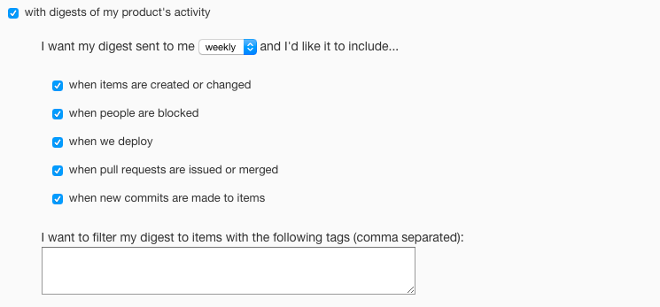 sprintly's tweet photo. Big news for all of you who get too much email:

http://t.co/wi9s6WQgk9

Customize your project's email digests! http://t.co/lNGVc7Kiur