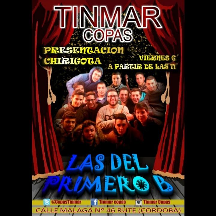 nicoroluque's tweet photo. Sabdo 6 en @CopasTinmar la chirigo "las del primero B" no te lo pierdassss RT RT RT RT http://t.co/H4IQNyXXec