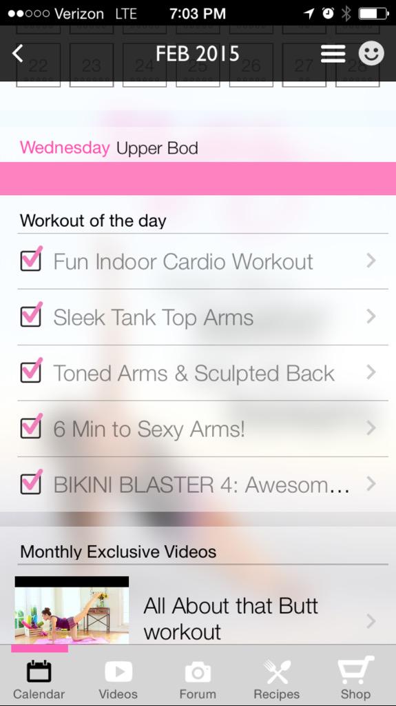 tiu_Bridgette's tweet photo. @blogilates Upper Bod work and Day 5 of #30daybuttlift #FABruary http://t.co/xLBxWVfjVi
