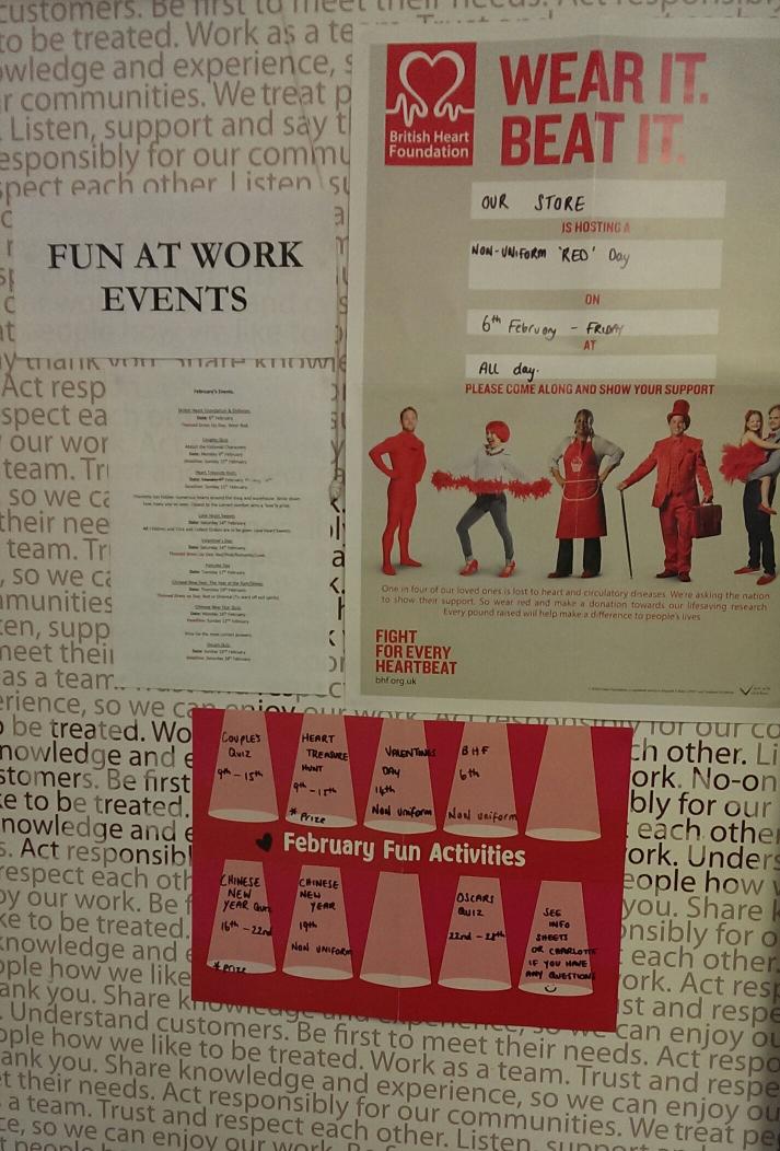 Findlotte's tweet image. Feb. I'd packed with #FunAtWork events! #Valentines #ChineseNewYear #PancakeDay #bhf