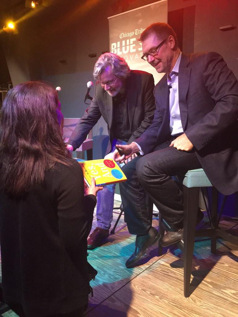 virginhotelschi's tweet photo. Thanks for the chat, @TomYorton and @KLsecondcity. Tomorrow's challenge at the hotel: never say "no." #SCYesAnd http://t.co/AUDLUYiMER