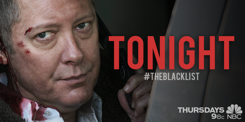 NBCBlacklist's tweet photo. It’s payback time. Red settles the score TONIGHT at 9/8c on @NBC. #TheBlacklist http://t.co/pZ5hM5IGJA