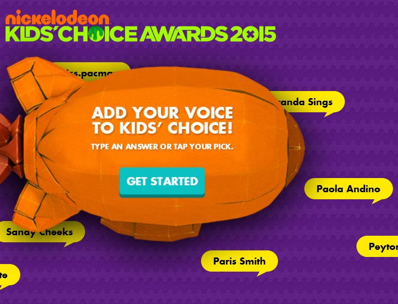 DanielaRuled's tweet photo. @PaolaNAndino @parisstweets I just opened KIDS' CHOICE AWARDS and... 😍 http://t.co/NSDPZ4vVeB