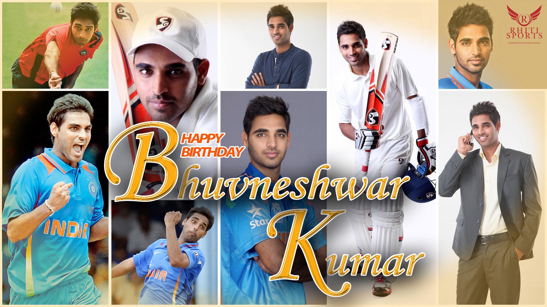  wishes a very happy birthday to India seamer Bhuvneshwar Kumar , who turns 25 today! 