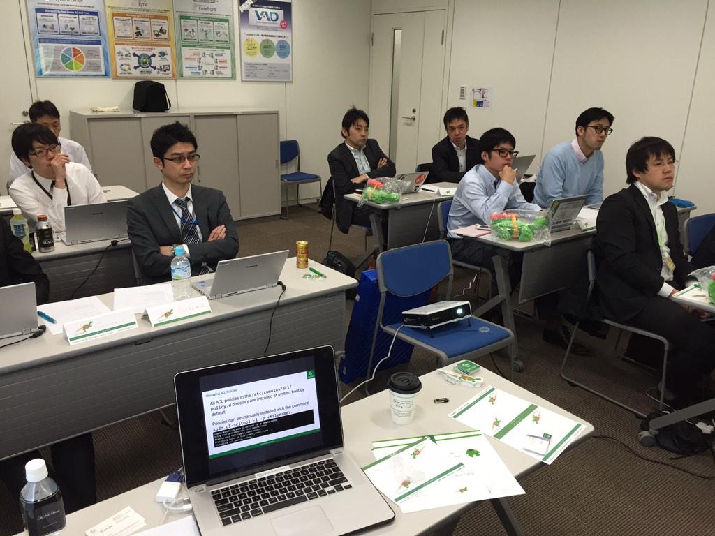 IPvSean's tweet image. Go Team Japan! CTC and Networld taking the Cumulus Linux Bootcamp! #CumulusLinux #RocketTurtle @pangchen @kinunori