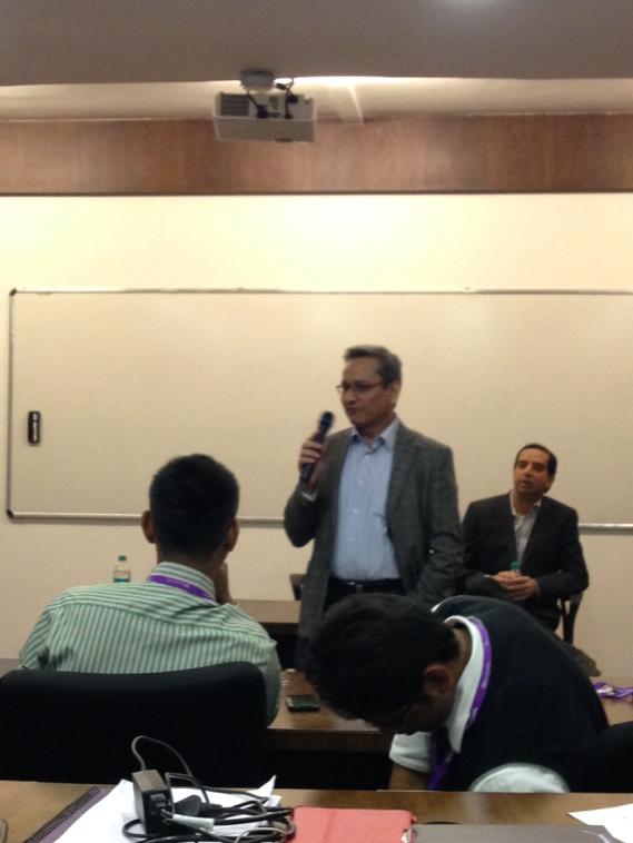 LoginLan's tweet photo. Ashutosh Sharma, director of Mondragon Corporation in India, explaining his experience. http://t.co/KKFY1ACbyp
