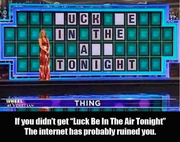 AlanLLee's tweet photo. Easy "Wheel of Fortune" puzzle to solve... depending on where your mindset is. http://t.co/IMsIFbbY6v