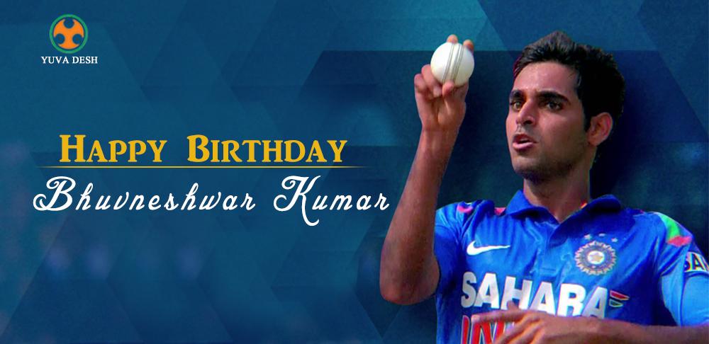 Here\s wishing Bhuvneshwar kumar a very Happy Birthday.
Also wishing him good luck for World Cup 2015 