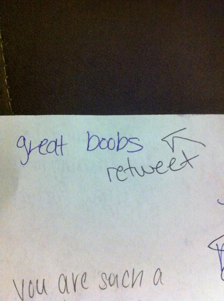 melonnn03's tweet photo. "Everyone pass around your papers and write a compliment on each person's paper" #PhiMuChapter #melonz ππ http://t.co/x5lBINhTQW