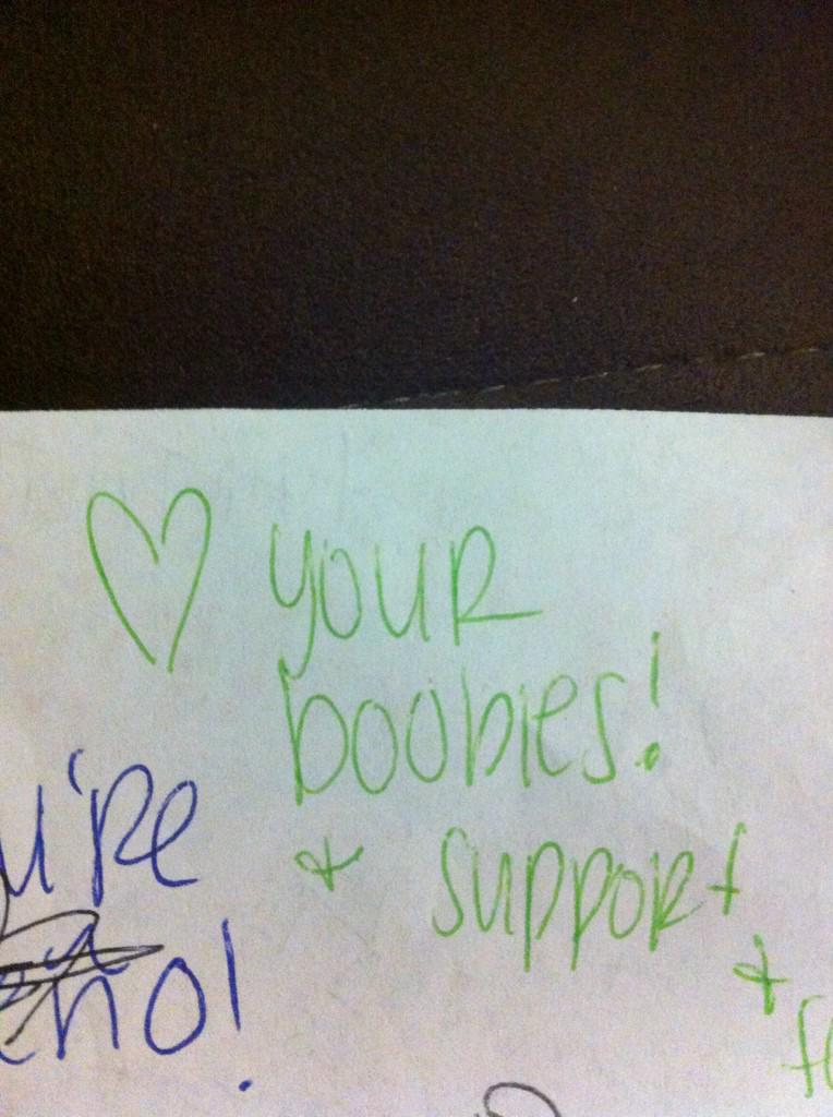 melonnn03's tweet photo. "Everyone pass around your papers and write a compliment on each person's paper" #PhiMuChapter #melonz ππ http://t.co/x5lBINhTQW