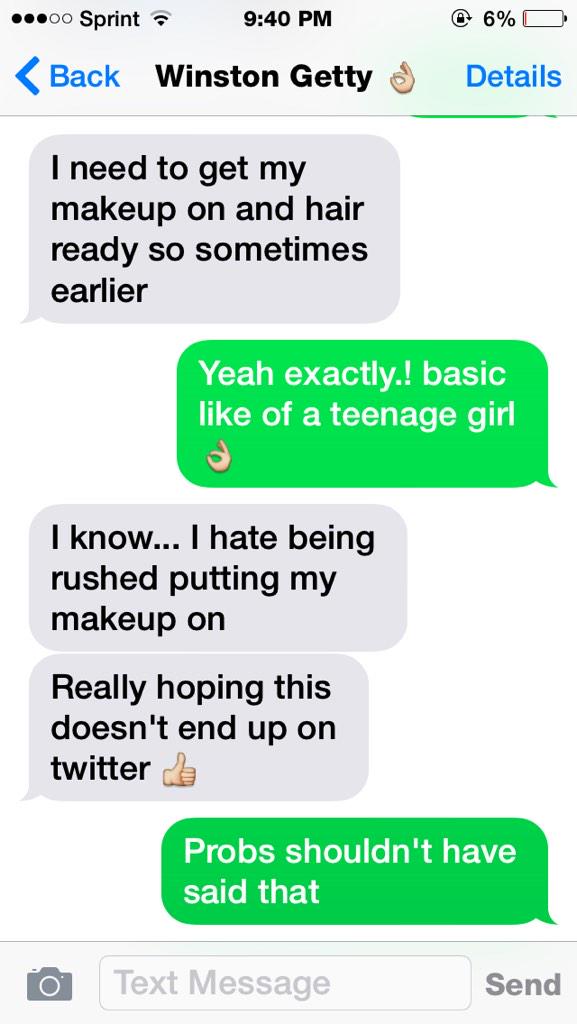 tucktuck32's tweet photo. have tried to tell everyone @winston_2334 is a faggot butttt 👐 #proofff http://t.co/HK94q6EHaw
