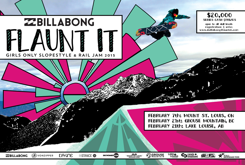 GrousePark's tweet photo. .@Billabong's Flaunt It is coming in hot on Feb. 21st! More info: http://t.co/1XSoy4yVOv http://t.co/LJDRbP6m4Y