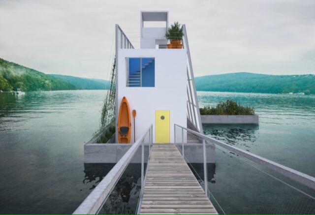 realtinyhouse's tweet image. Floating Tiny House