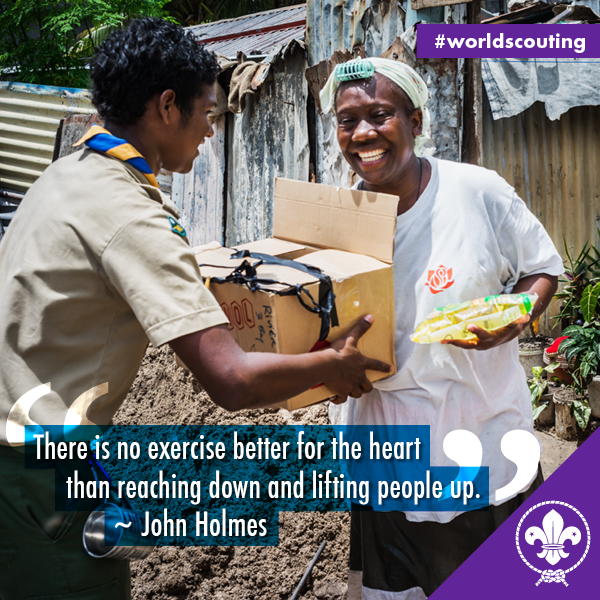 worldscouting's tweet photo. Baden-Powell once said, “Do a good turn daily”. What’s the best thing you’ve done this week? http://t.co/owortWkjvI
