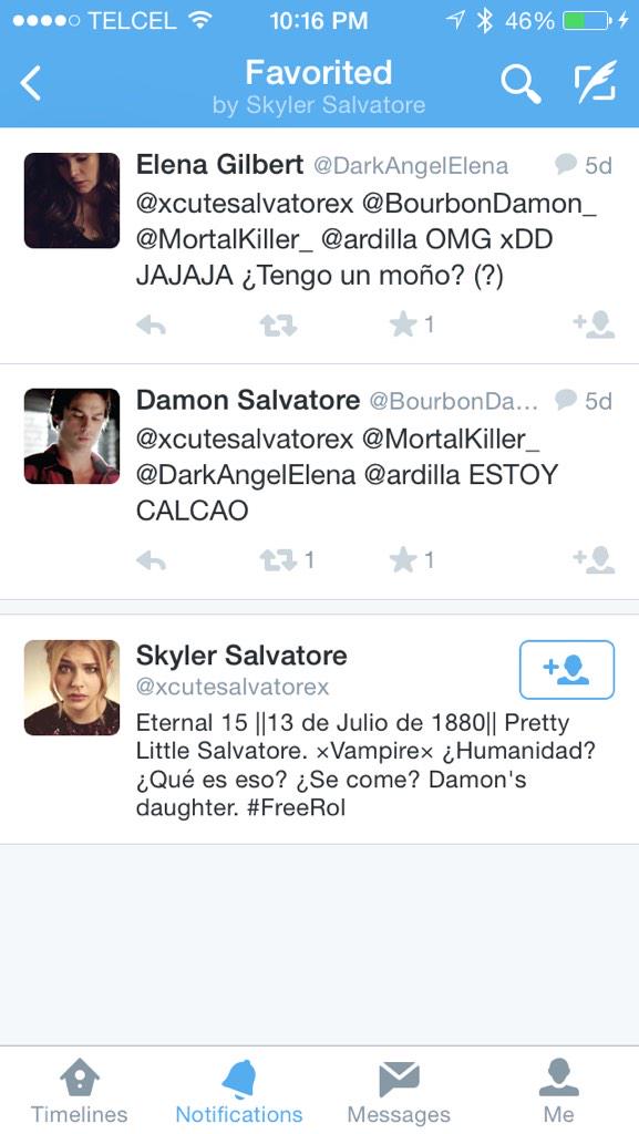 Ese momento que hasta los de vampire diaries te mencionan y no sabes porque