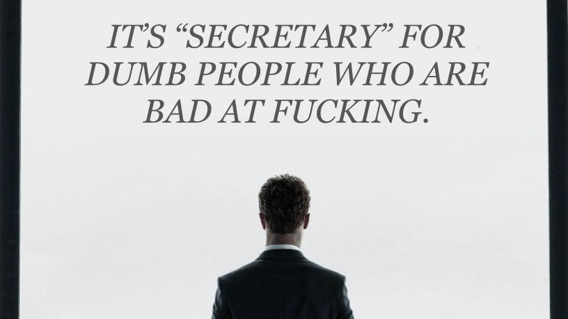 jakefogelnest's tweet photo. Here, I fixed the ad campaign for "Fifty Shades Of Grey." http://t.co/cYeu7WBqkn