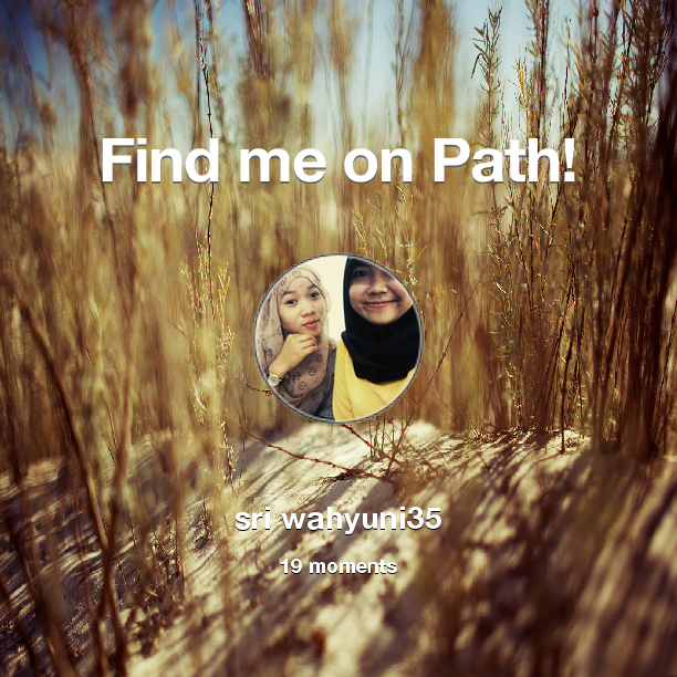 087868492864's tweet photo. Find me on #Path now! Go to: http://t.co/CQfD1h3tPs! #thepersonalnetwork http://t.co/7gP0zmsMMz