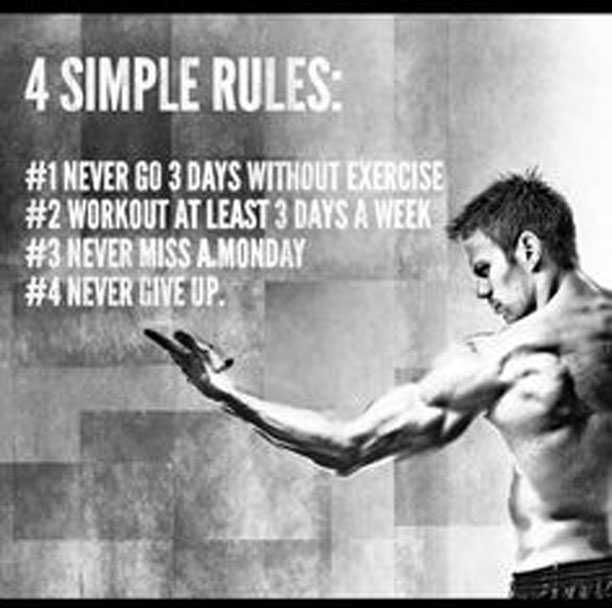 Lift_Daily's tweet photo. 4 simple rules @GYMmotivational @Gym_Motivation @AGymThing @GI_Athletics @GymTruth #1MoreRep #LiftDaily http://t.co/GXDsvhravV