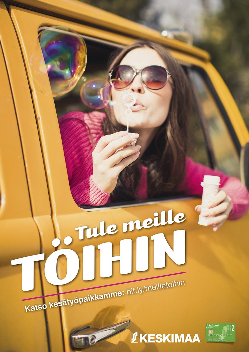 Vielä on kuukautta jäljellä! Hae siis meille kesätöihin tai vinkkaa kaverille! bit.ly/meilletoihin