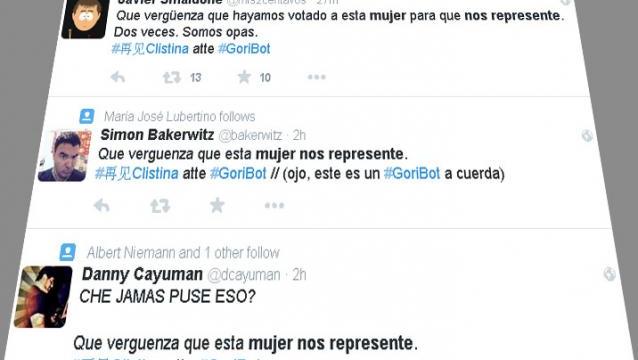 Damian_N12's tweet photo. LLORANDO CON LO DE #GoriBot. Gracias por tanto, gorilas de mierda (?) http://t.co/sExvKKfxXN