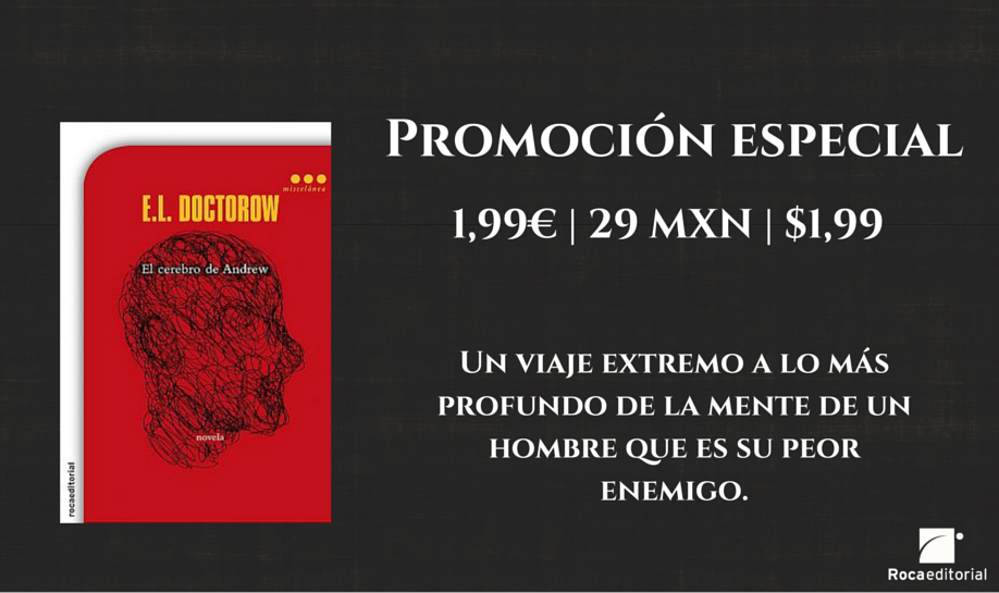 RocaEditorial's tweet photo. Nuestro #KindleFlash de hoy: 'El Cerebro de Andrew'. ¡Aprovecha la promoción! En nuestra web: http://t.co/cmjd3mq5C3 http://t.co/IbzdIbyY9S
