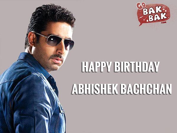  Happy birthday Abhishek Bachchan 
