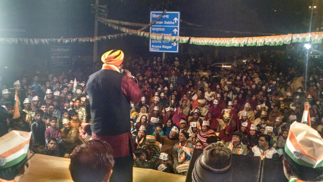 SumitBhagasara's tweet photo. Public meeting for #chandani_chowk #congress candidate #prahalad_sahani #delhi_election @INCIndia @friendscongress http://t.co/5Tfmy2xARF