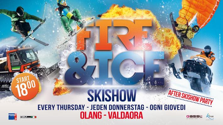 Kronplatz's tweet photo. Tonight - Fire &amp; Ice Skishow #Olang #Valdaora #Gassl http://t.co/NdVViZFCAn