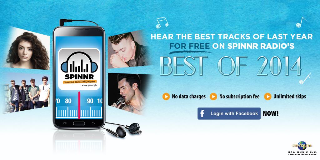 SpinnrPH's tweet image. What was your favorite song last year? Listen to the Best of 2014 on #SpinnrRadio now for #ThrowbackThursday!