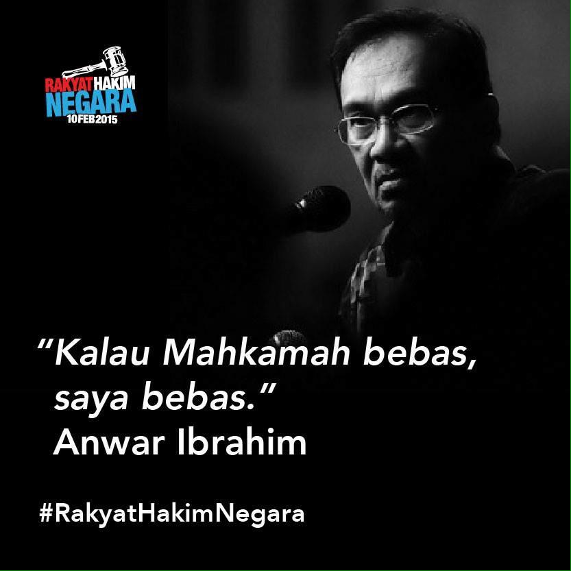 ZeinHakimi's tweet photo. "@milosuam: "Kalau mahkamah bebas, saya bebas" — @anwaribrahim http://t.co/KbHptGVNBJ"