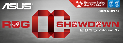 ASUS_ROG's tweet photo. #OCShowdown #overclocking Extreme is now started! Prepared your hardware and bucket of ln2 http://t.co/ixgg96PR4E http://t.co/xShT9QAcQz