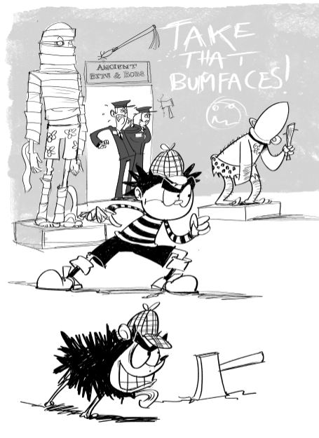 stevemaythe1st's tweet photo. Dennis the Menace - Bash Street Bandit out TODAY @PuffinBooks @BeanoComic @sbutlerbooks http://t.co/Up5cYdumBc http://t.co/owzyEJWhVc