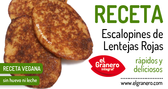 granerointegral's tweet photo. Receta de escalopines de lentejas rojas ya en http://t.co/UVVhKSBwdV #veganfood #organicfood #digestivefood http://t.co/k12Be4joFA