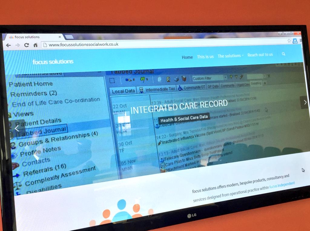 focus_Sol's tweet photo. Need a #integratedcarerecord - check out our website and solution. http://t.co/4r33dpUF3i http://t.co/VllW4Em6CZ
