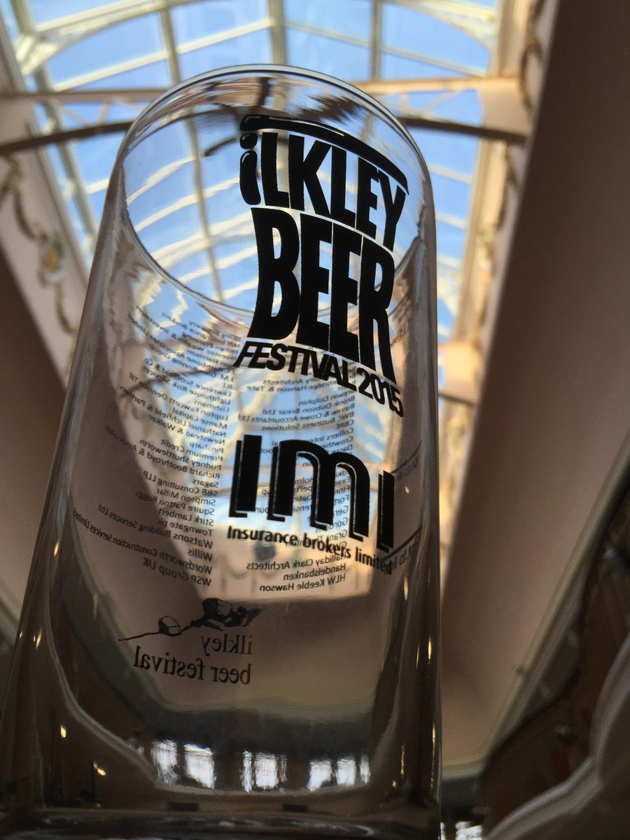 Only one more sleep until the 2015 #Ilkley Beer Festival.  Raise a glass with us in the Ilkley Winter Gardens.
