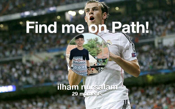 ilham_nursalam's tweet photo. I've shared 29 memories with my friends on #Path - see them now at http://t.co/B34ROqoztS! #thepersonalnetwork http://t.co/3VhMoANeyC