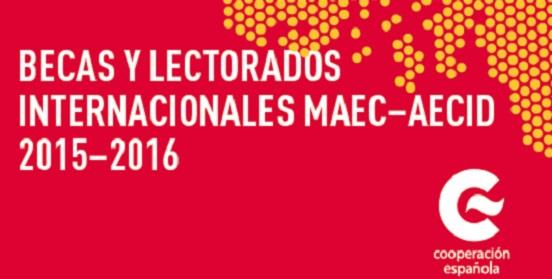 #becasSEV Becas y Lectorados MAEC-AECID 2015-2016 bit.ly/1yLKqa1