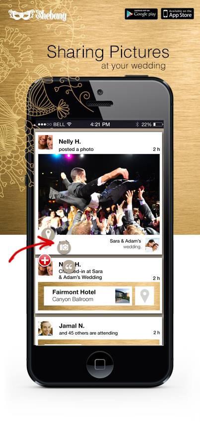 Shebang_app's tweet photo. The #facebook of #weddings share and collect #photos and #comment. #connect with your #invitees. http://t.co/0VeprClqoq