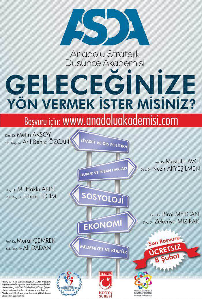 GPDP <a href="/mttborgtr/">Milli Türk Talebe Birliği</a> "Anadolu Stratejik Düşünce Akademisi" faaliyete geçiyor.