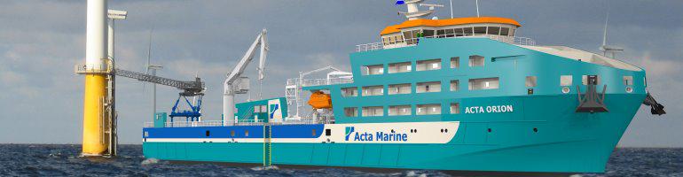 2 Veth Z-drives, 2 Veth retractable  boegschroeven en een tunnel boegschroef voor de WSV van <a href="/ActaMarine/">Acta Marine</a> #Offshore  "