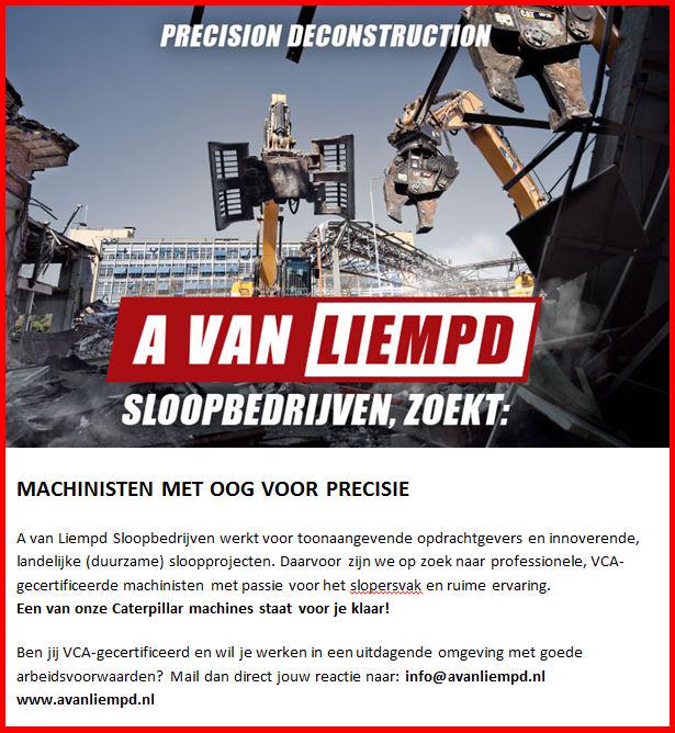 VanLiempdSloop's tweet photo. Wij zijn op zoek naar professionele, ervaren machinisten! http://t.co/0l38oyDFWF