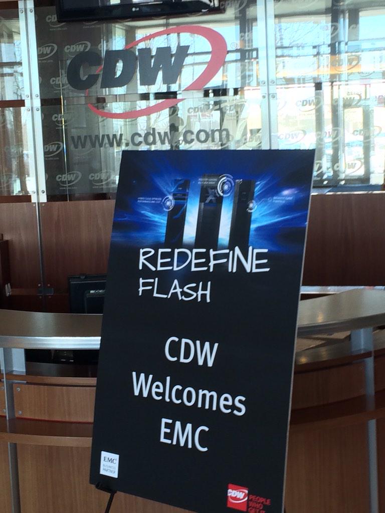 joelsemmelhack's tweet photo. Thank you @CDWCorp for hosting 100+ EMC folks for #cdwtrex in 3 cities #XtremIO @MichaelWing23 @kconnolly222 @Albeej http://t.co/SruPrxax0y