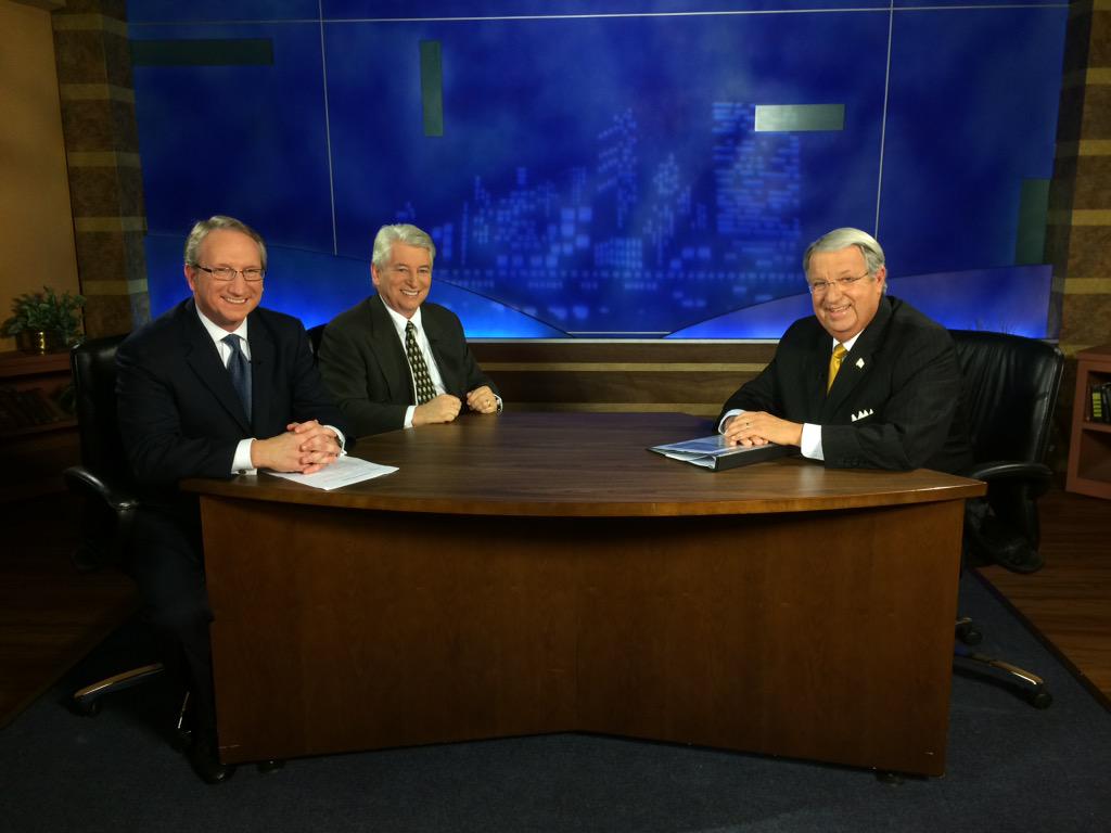 SupervisorKnabe's tweet photo. Thanks to @PortofLA and @portoflongbeach executives Gene Seroka and Jon Slangerup for joining me on @DialedInwithDon http://t.co/emoV54IP0Y