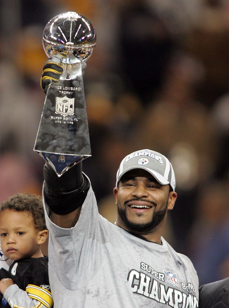9 years ago - Jerome Bettis wins the Super Bowl in his final game.

Steelers 21, Seahawks 10