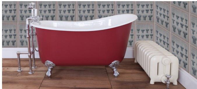 JigBaths's tweet photo. Our lovely Lyon #CastIron #bath with #chrome feet - deep and inviting!! http://t.co/OCTUZ3lyum